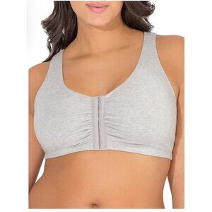 Fruit of the Loom Women's Front Closure Cotton Sports Bra (NWOT)